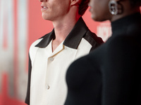 Eddie Redmayne attends "The Day of the Jackal" premiere photocall at Villa Wolkonsky in Rome, Italy, on November 7, 2024. (