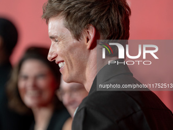 Eddie Redmayne attends "The Day of the Jackal" premiere photocall at Villa Wolkonsky in Rome, Italy, on November 7, 2024. (