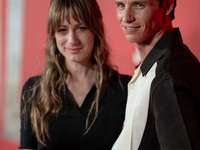 Eddie Redmayne attends "The Day of the Jackal" premiere photocall at Villa Wolkonsky in Rome, Italy, on November 7, 2024. (