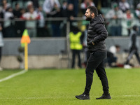 Coach Goncalo Feio  during UEFA Conference League match Legia Warsaw vs Dinamo Minsk in Warsaw Poland on 7 November 2024. (