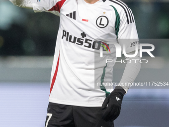 Migouel Alfarela  during UEFA Conference League match Legia Warsaw vs Dinamo Minsk in Warsaw Poland on 7 November 2024. (