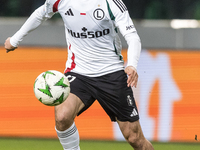 Jurgen Celhaka  during UEFA Conference League match Legia Warsaw vs Dinamo Minsk in Warsaw Poland on 7 November 2024. (