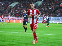 Chiquinho of Olympiacos FC plays during the Europa League, Matchday 4 match between Olympiacos FC and Rangers at Georgios Karaiskakis Stadiu...