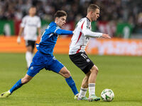 Nikita Demchenko , Kacper Chodyna  during UEFA Conference League match Legia Warsaw vs Dinamo Minsk in Warsaw Poland on 7 November 2024. (