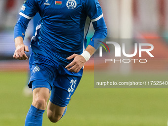 Denis Polyakov  during UEFA Conference League match Legia Warsaw vs Dinamo Minsk in Warsaw Poland on 7 November 2024. (