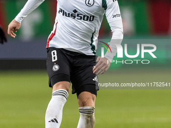 Rafal Augustyniak  during UEFA Conference League match Legia Warsaw vs Dinamo Minsk in Warsaw Poland on 7 November 2024. (