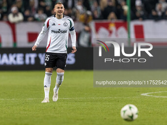 Artur Jedrzejczyk  during UEFA Conference League match Legia Warsaw vs Dinamo Minsk in Warsaw Poland on 7 November 2024. (