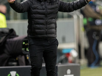 Coach Goncalo Feio  during UEFA Conference League match Legia Warsaw vs Dinamo Minsk in Warsaw Poland on 7 November 2024. (