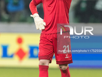 Fedor Lapoukhov  during UEFA Conference League match Legia Warsaw vs Dinamo Minsk in Warsaw Poland on 7 November 2024. (