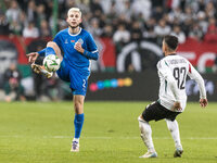 Vadim Pigas , Luquinhas  during UEFA Conference League match Legia Warsaw vs Dinamo Minsk in Warsaw Poland on 7 November 2024. (