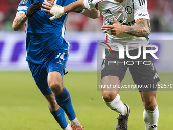 Pavel Sedko , Steve Kapuadi  during UEFA Conference League match Legia Warsaw vs Dinamo Minsk in Warsaw Poland on 7 November 2024. (