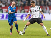 Pavel Sedko , Steve Kapuadi  during UEFA Conference League match Legia Warsaw vs Dinamo Minsk in Warsaw Poland on 7 November 2024. (