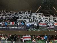 Dinamo fans during UEFA Conference League match Legia Warsaw vs Dinamo Minsk in Warsaw Poland on 7 November 2024. (