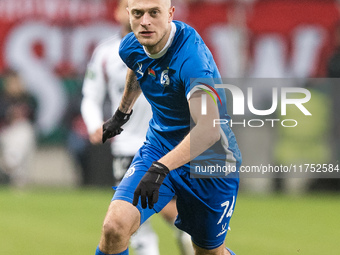 Pavel Sedko  during UEFA Conference League match Legia Warsaw vs Dinamo Minsk in Warsaw Poland on 7 November 2024. (