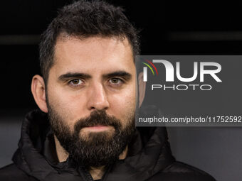 Coach Goncalo Feio  during UEFA Conference League match Legia Warsaw vs Dinamo Minsk in Warsaw Poland on 7 November 2024. (