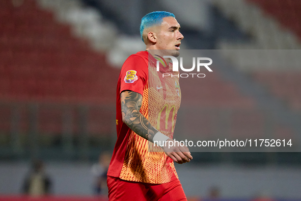 Alessandro Coppola, captain of Birkirkara, participates in the Malta 360 Sports Premier League soccer match between Birkirkara and Floriana...