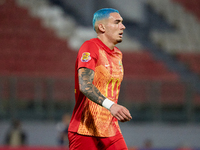 Alessandro Coppola, captain of Birkirkara, participates in the Malta 360 Sports Premier League soccer match between Birkirkara and Floriana...