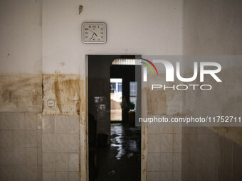 Flooding follows storm DANA in the Valencia town of Paiporta, Spain, on November 7, 2024. (