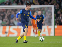 Svit Seslar of NK Celje runs with the ball during the UEFA Conference League 2024/25 League Phase MD3 match between Real Betis and NK Celje...