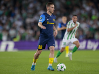 Tamar Svetin of NK Celje runs with the ball during the UEFA Conference League 2024/25 League Phase MD3 match between Real Betis and NK Celje...