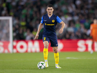 Juanjo Nieto of NK Celje runs with the ball during the UEFA Conference League 2024/25 League Phase MD3 match between Real Betis and NK Celje...