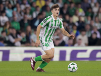 Mateo of Real Betis runs with the ball during the UEFA Conference League 2024/25 League Phase MD3 match between Real Betis and NK Celje at B...