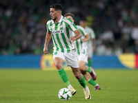 Pablo Fornals of Real Betis runs with the ball during the UEFA Conference League 2024/25 League Phase MD3 match between Real Betis and NK Ce...