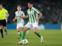 Pablo Fornals of Real Betis runs with the ball during the UEFA Conference League 2024/25 League Phase MD3 match between Real Betis and NK Ce...