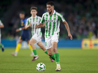 Pablo Fornals of Real Betis runs with the ball during the UEFA Conference League 2024/25 League Phase MD3 match between Real Betis and NK Ce...