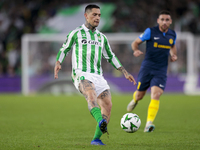 Chimy Avila of Real Betis controls the ball during the UEFA Conference League 2024/25 League Phase MD3 match between Real Betis and NK Celje...