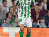 Pablo Fornals of Real Betis runs with the ball during the UEFA Conference League 2024/25 League Phase MD3 match between Real Betis and NK Ce...