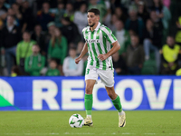 Pablo Fornals of Real Betis runs with the ball during the UEFA Conference League 2024/25 League Phase MD3 match between Real Betis and NK Ce...