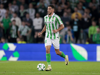 Pablo Fornals of Real Betis runs with the ball during the UEFA Conference League 2024/25 League Phase MD3 match between Real Betis and NK Ce...