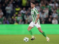 Pablo Fornals of Real Betis runs with the ball during the UEFA Conference League 2024/25 League Phase MD3 match between Real Betis and NK Ce...