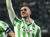 Juanmi of Real Betis celebrates a goal during the UEFA Conference League 2024/25 League Phase MD3 match between Real Betis and NK Celje at B...