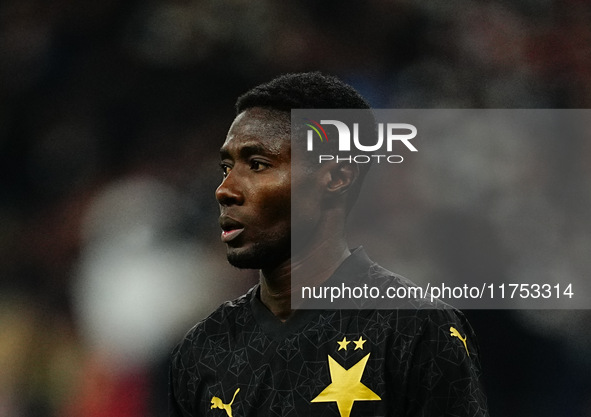 Oscar of SK Slavia Prague  looks on during the Eurepa League Round 4 match between Eintracht Frankfurt v SK Slavia Prague at the Deutsche Ba...