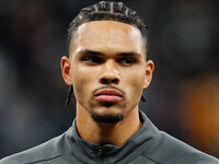 Nnamdi Collins of Eintracht Frankfurt  looks on during the Eurepa League Round 4 match between Eintracht Frankfurt v SK Slavia Prague at the...