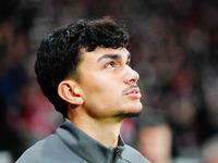 Can Uzun of Eintracht Frankfurt  looks on during the Eurepa League Round 4 match between Eintracht Frankfurt v SK Slavia Prague at the Deuts...