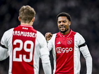 AFC Ajax Amsterdam forward Chuba Akpom plays during the match between Ajax and Maccabi Tel Aviv at the Johan Cruijff ArenA for the UEFA Euro...