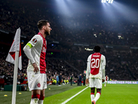 AFC Ajax Amsterdam midfielder Branco van den Boomen plays during the match between Ajax and Maccabi Tel Aviv at the Johan Cruijff ArenA for...