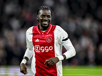 AFC Ajax Amsterdam forward Bertrand Traore plays during the match between Ajax and Maccabi Tel Aviv at the Johan Cruijff ArenA for the UEFA...