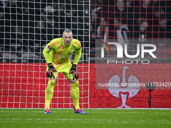 AFC Ajax Amsterdam goalkeeper Remko Pasveer plays during the match between Ajax and Maccabi Tel Aviv at the Johan Cruijff ArenA for the UEFA...