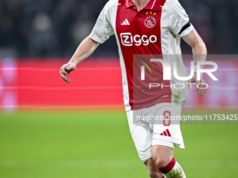 AFC Ajax Amsterdam midfielder Kenneth Taylor plays during the match between Ajax and Maccabi Tel Aviv at the Johan Cruijff ArenA for the UEF...