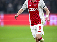 AFC Ajax Amsterdam midfielder Kenneth Taylor plays during the match between Ajax and Maccabi Tel Aviv at the Johan Cruijff ArenA for the UEF...