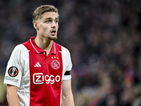 AFC Ajax Amsterdam midfielder Kenneth Taylor plays during the match between Ajax and Maccabi Tel Aviv at the Johan Cruijff ArenA for the UEF...