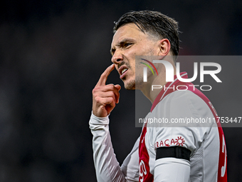 AFC Ajax Amsterdam forward Steven Berghuis plays during the match between Ajax and Maccabi Tel Aviv at the Johan Cruijff ArenA for the UEFA...