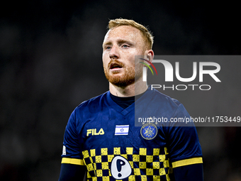 Maccabi Tel Aviv midfielder Ido Shahar plays during the match between Ajax and Maccabi Tel Aviv at the Johan Cruijff ArenA for the UEFA Euro...