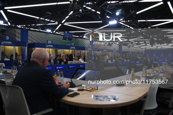 The plenary session of the meeting of Heads of State or Government of the European Union takes place in Budapest, Hungary, on November 8, as...