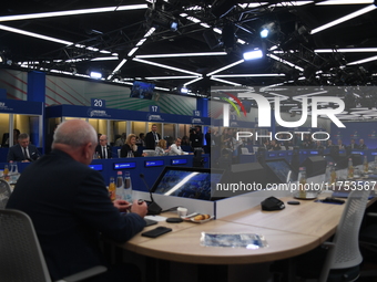 The plenary session of the meeting of Heads of State or Government of the European Union takes place in Budapest, Hungary, on November 8, as...