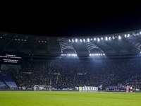 In Rome, Italy, on November 7, 2024, team players observe a minute of silence in honor of the victims of the Valencia region floods before t...